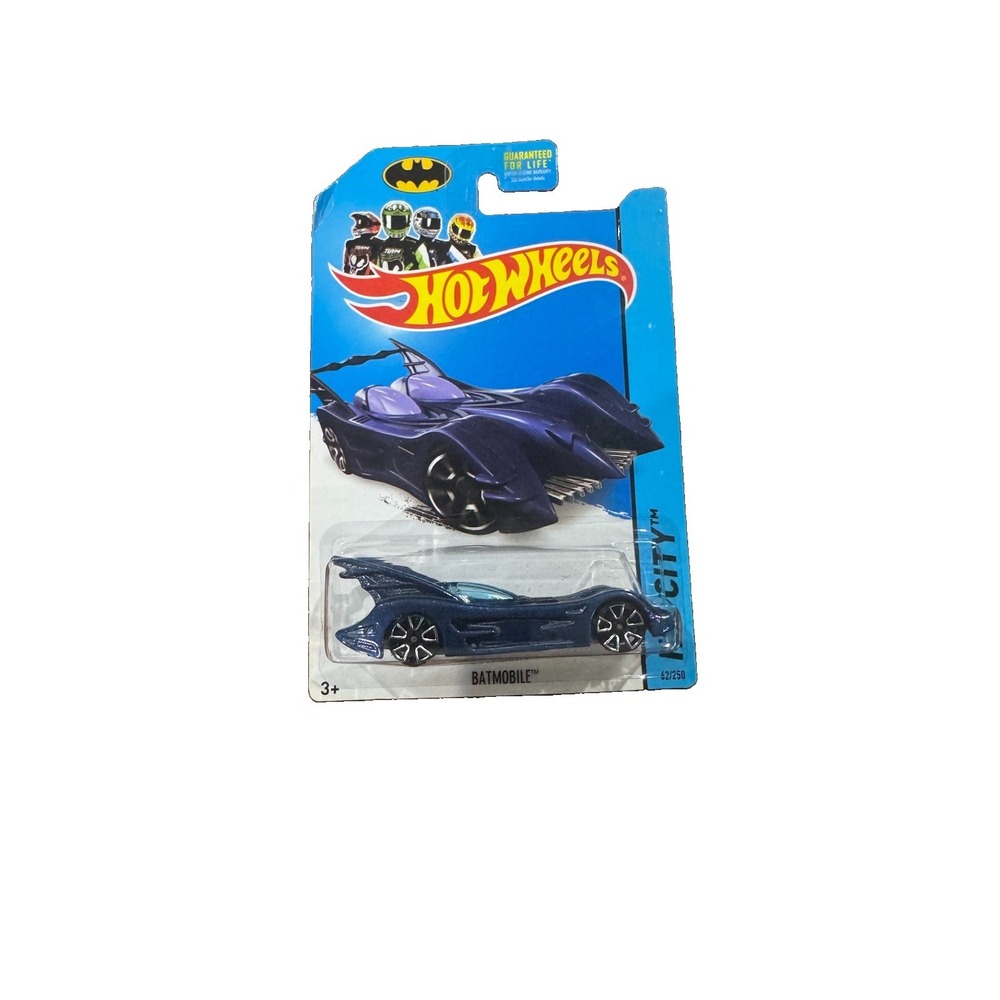 Hot Wheels 2014 Batman 75th Anniversary Batmobile 62/250 HW City Blue Diecast